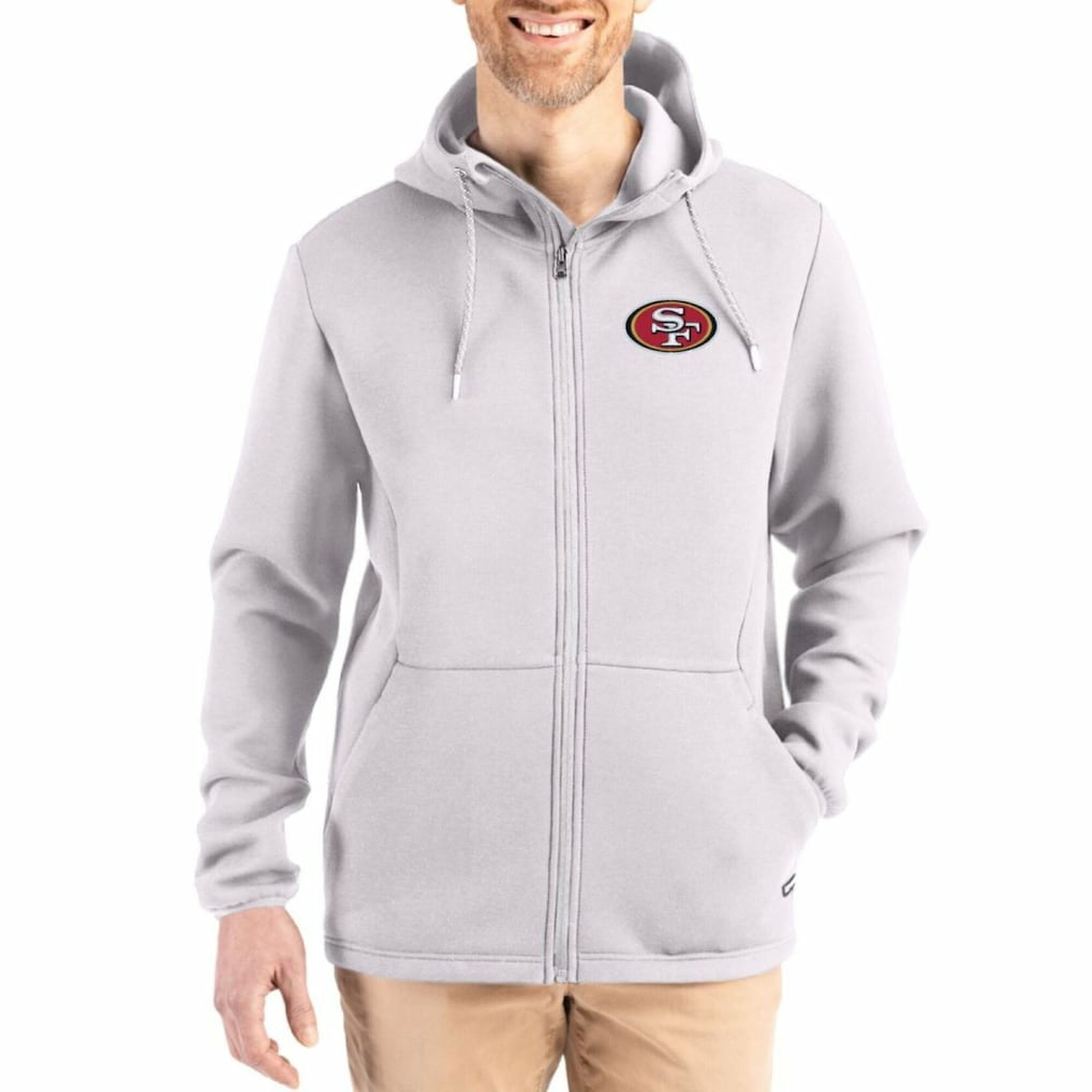 San Francisco 49ers  Cutter & Buck Roam Epic Comfort Recycled Full-Zip Hoodie Jacket
