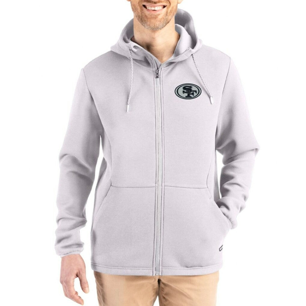 San Francisco 49ers  Cutter & Buck Roam Epic Comfort Recycled Full-Zip Hoodie Jacket