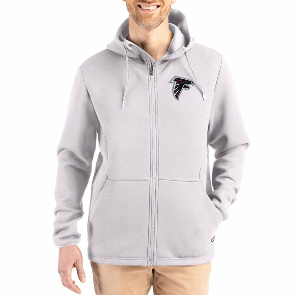 Atlanta Falcons  Cutter & Buck Roam Epic Comfort Recycled Full-Zip Hoodie Jacket