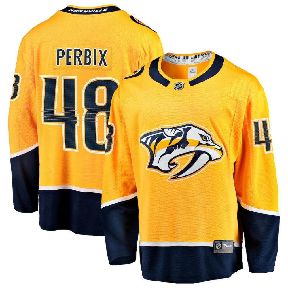 Nick Perbix Nashville Predators Fanatics Home Breakaway Jersey Sale