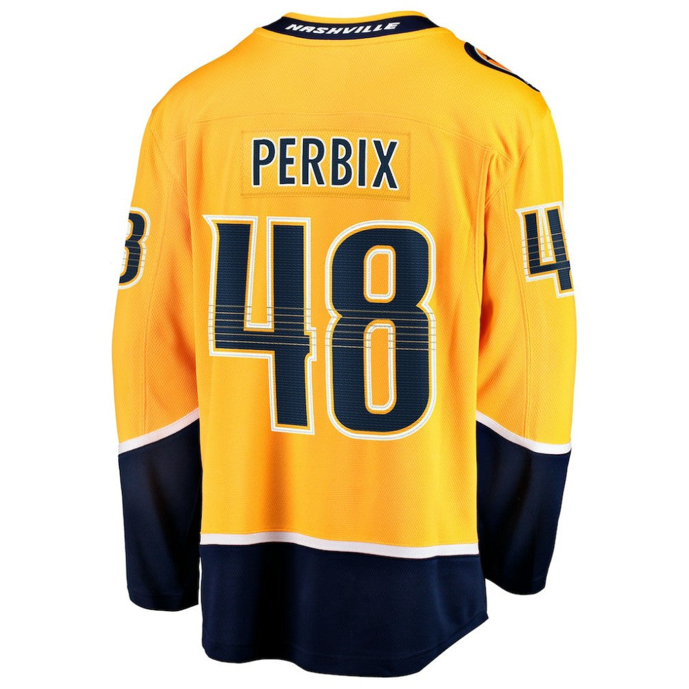 Nick Perbix Nashville Predators Fanatics Home Breakaway Jersey Sale