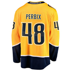 Nick Perbix Nashville Predators Fanatics Home Breakaway Jersey Sale