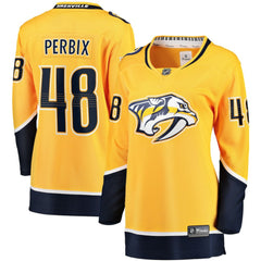 Nick Perbix Nashville Predators Fanatics Women's Home Breakaway Jersey Online