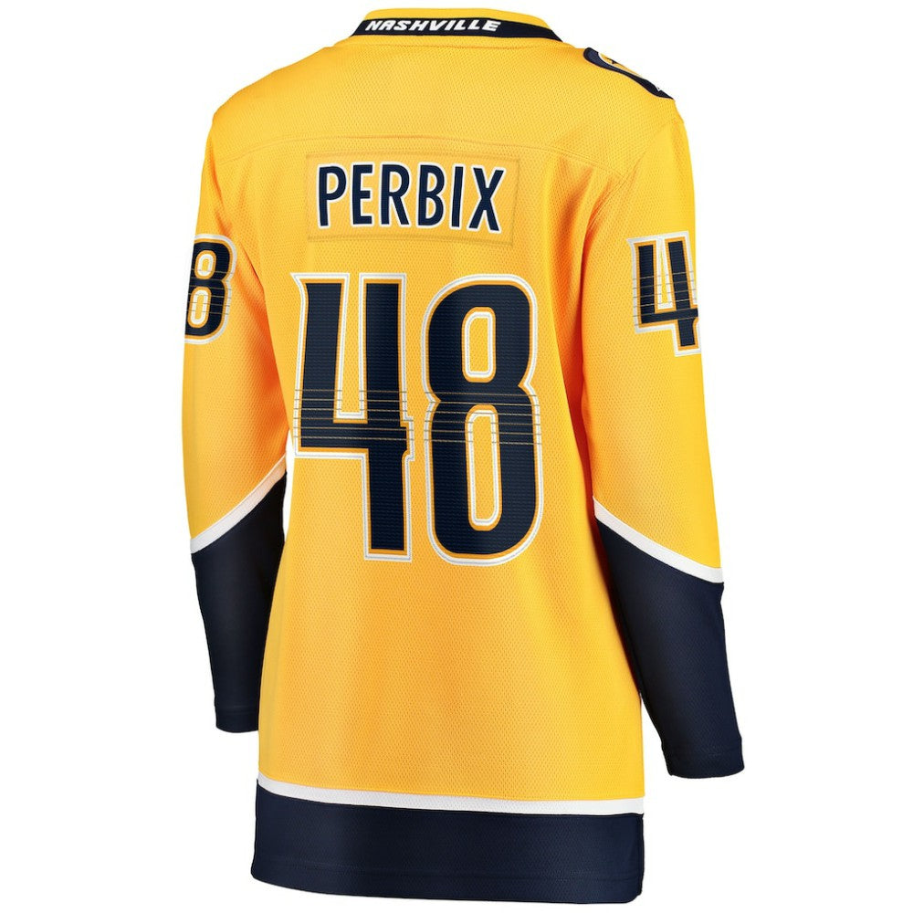 Nick Perbix Nashville Predators Fanatics Women's Home Breakaway Jersey Online