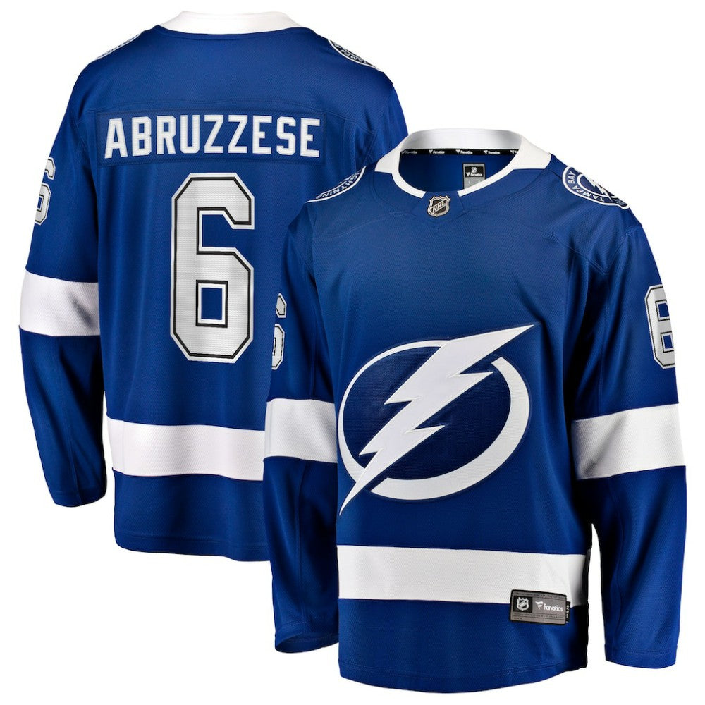 Nick Abruzzese Tampa Bay Lightning Fanatics Home Breakaway Jersey On Sale