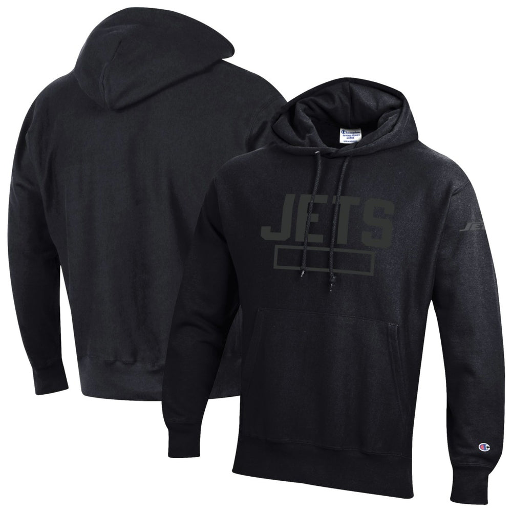 New York Jets Champion Tonal Reverse Weave Fleece Hoodie