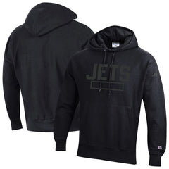 New York Jets Champion Tonal Reverse Weave Fleece Hoodie