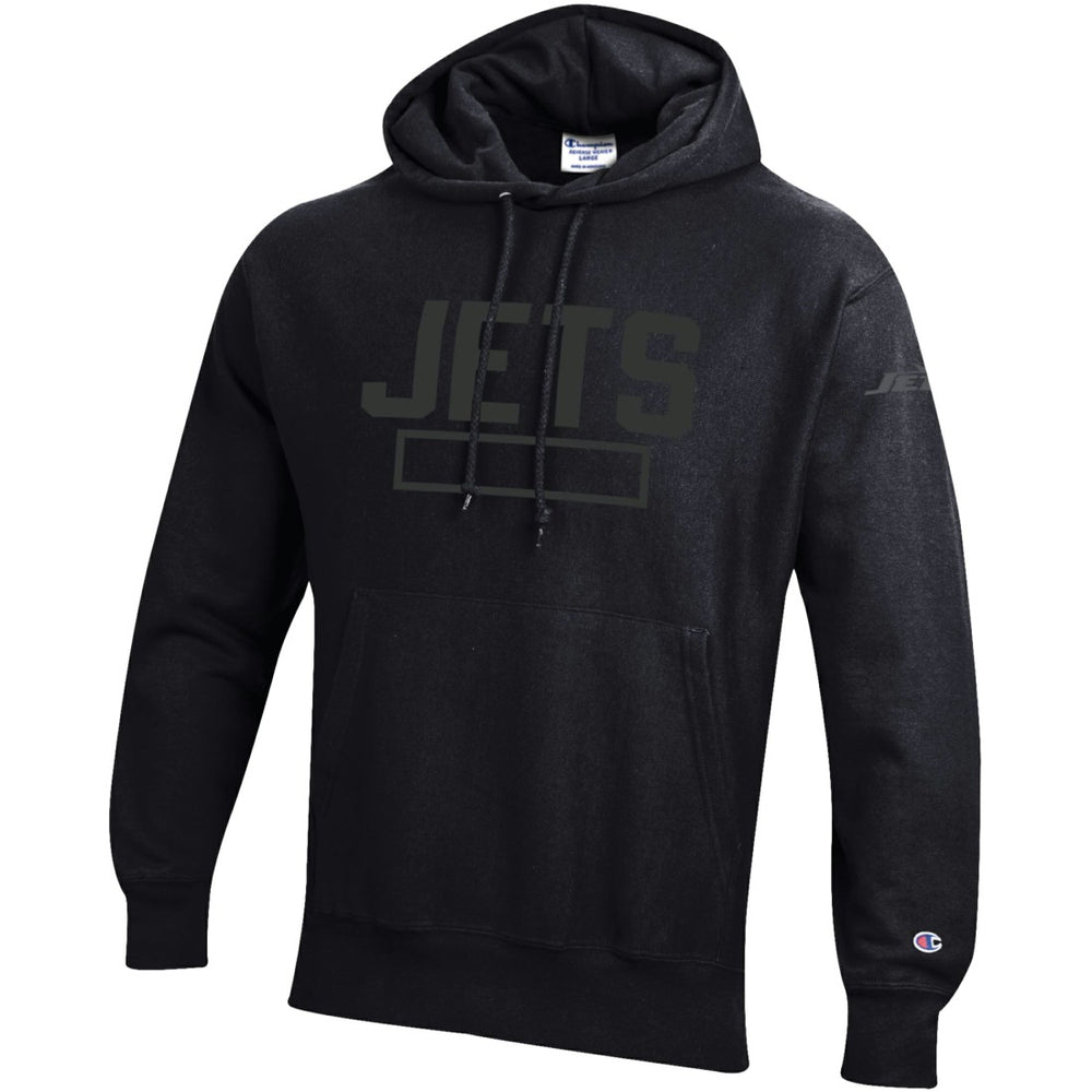 New York Jets Champion Tonal Reverse Weave Fleece Hoodie