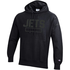 New York Jets Champion Tonal Reverse Weave Fleece Hoodie