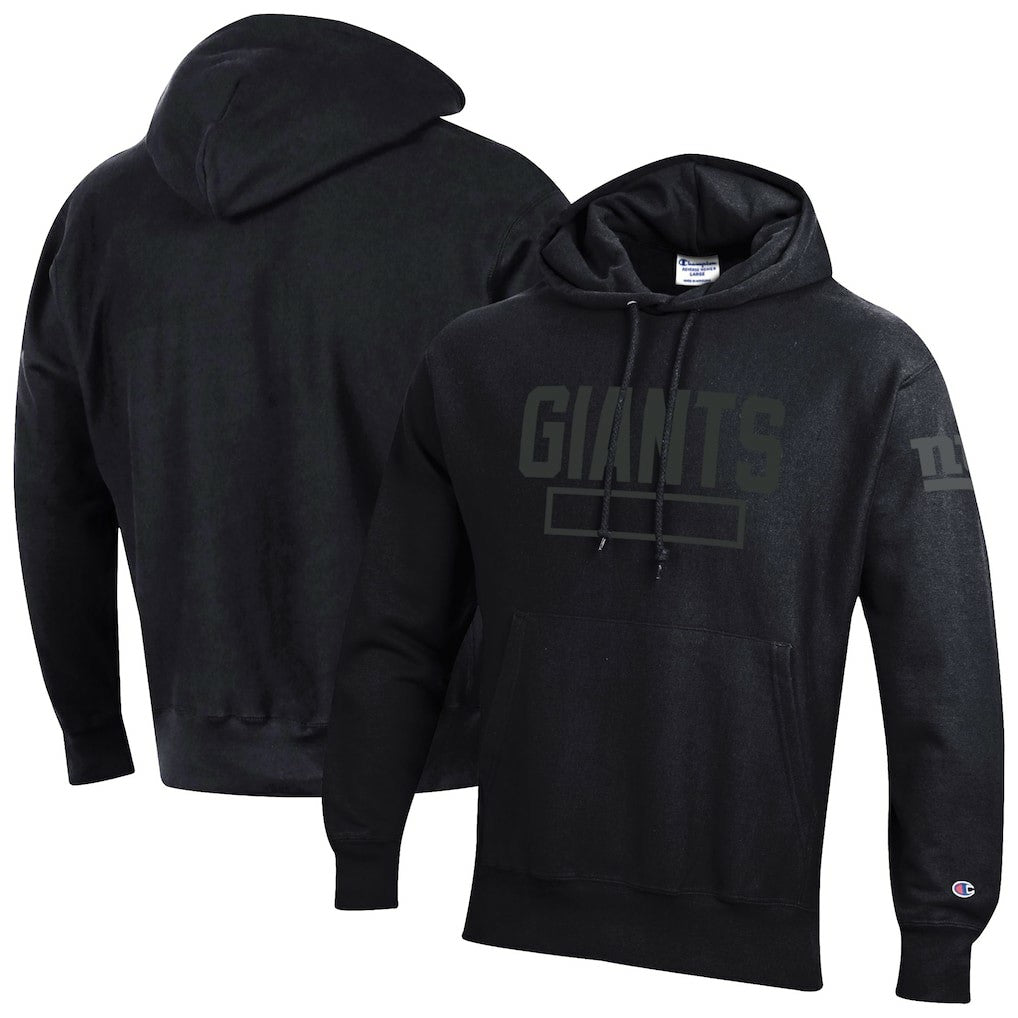 New York Giants Champion Tonal Reverse Weave Fleece Hoodie