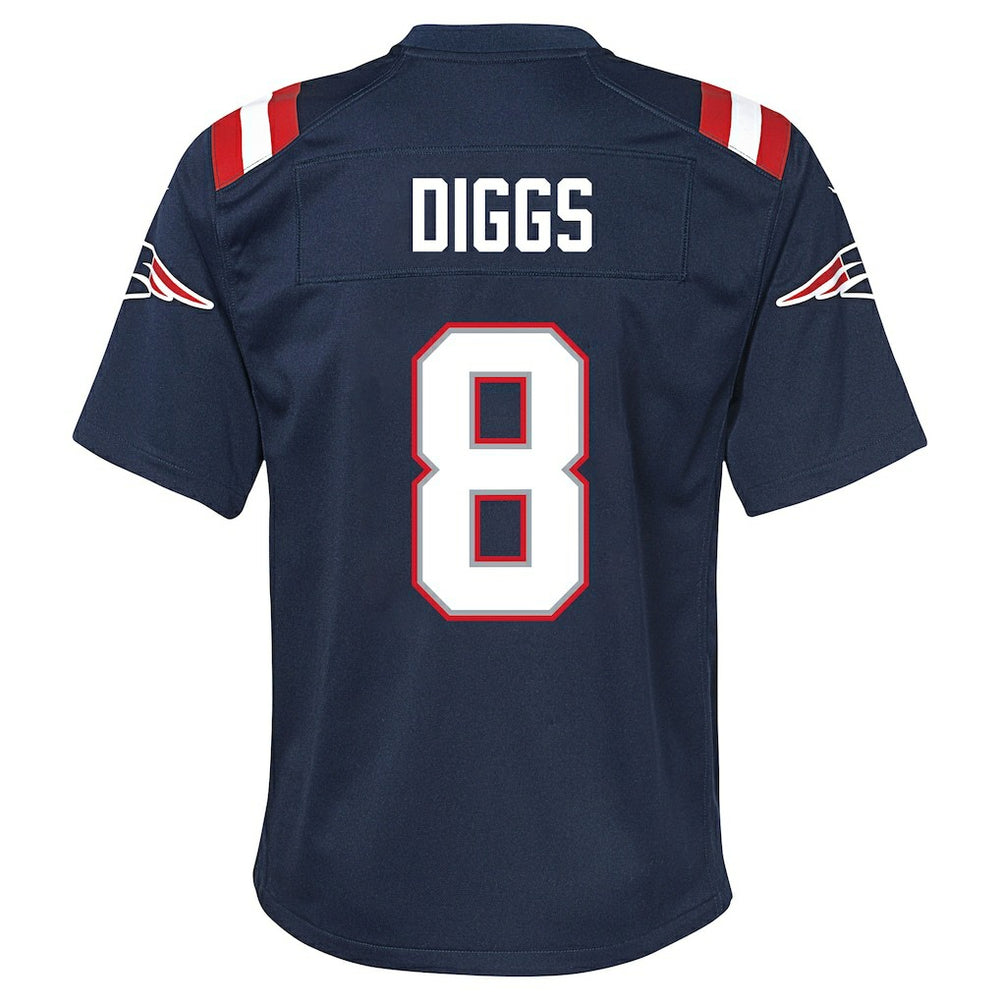New England Patriots Nike Stefon Diggs  Youth Team Game Jersey