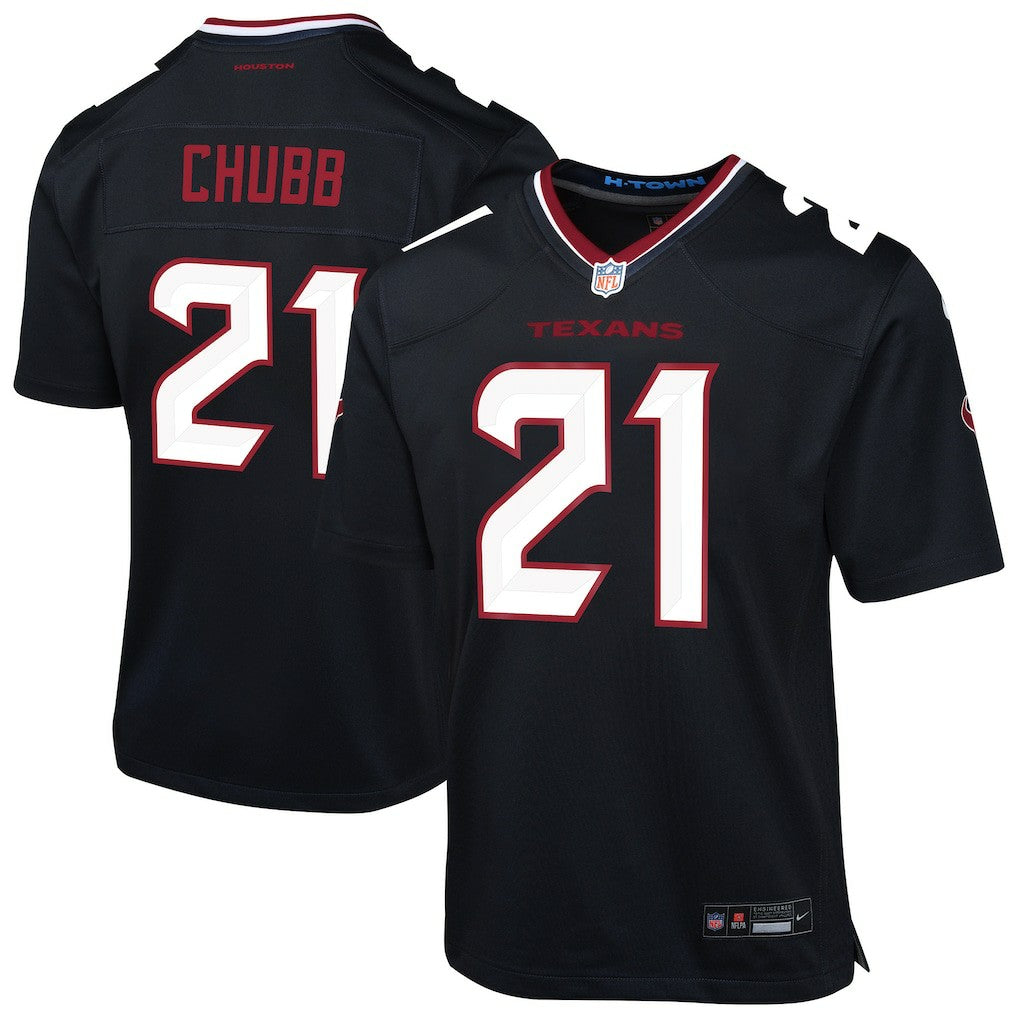 Houston Texans Nike Nick Chubb  Youth Team Game Jersey