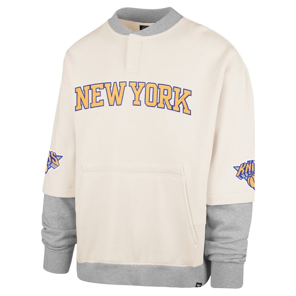 New York Knicks '47 Crossover Collection Trifecta Double Layered Fleece Sweatshirt For Sale