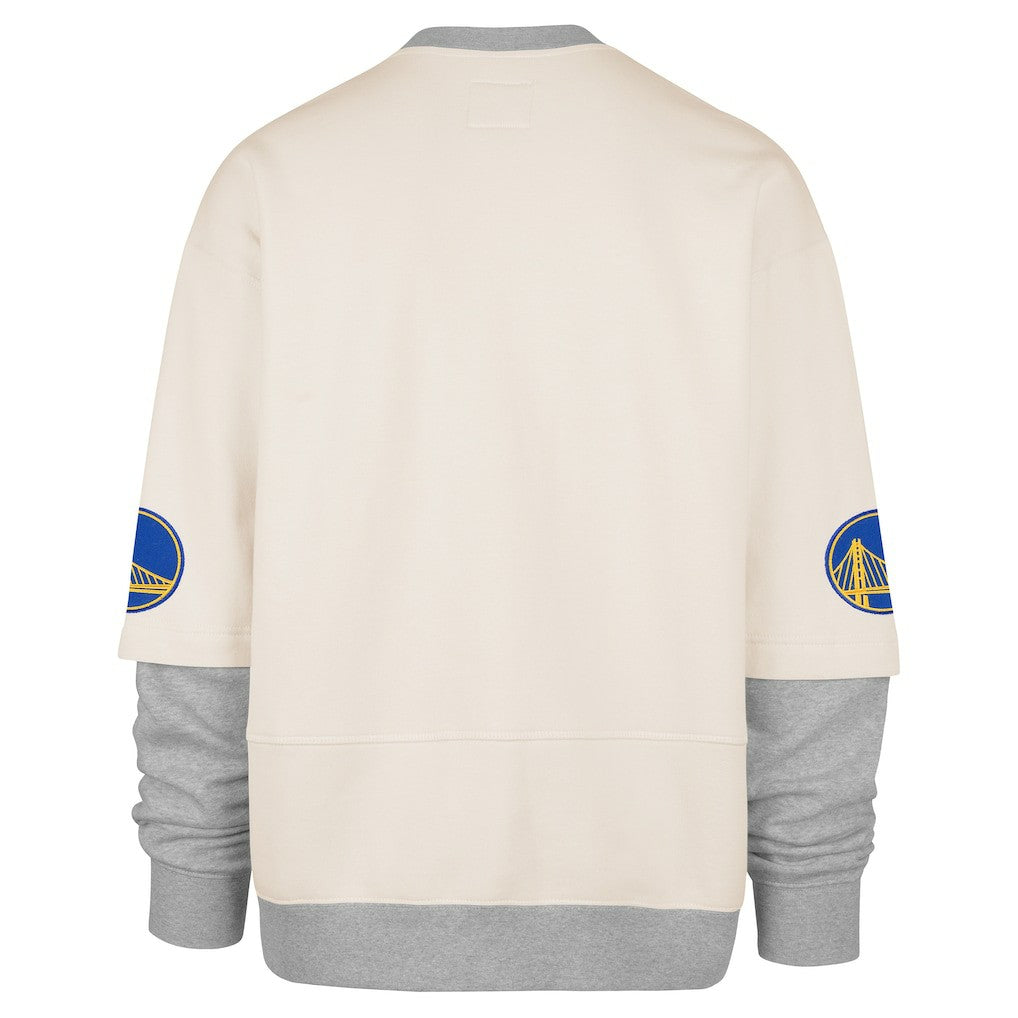 Golden State Warriors '47 Crossover Collection Trifecta Double Layered Fleece Sweatshirt sale On Sale