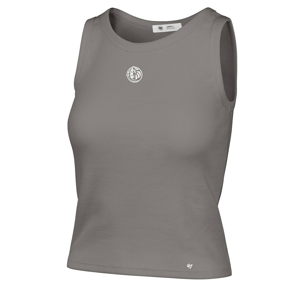 Dallas Mavericks '47 Women's Cropped Skyhook Baby Rib Tank sale Outlet