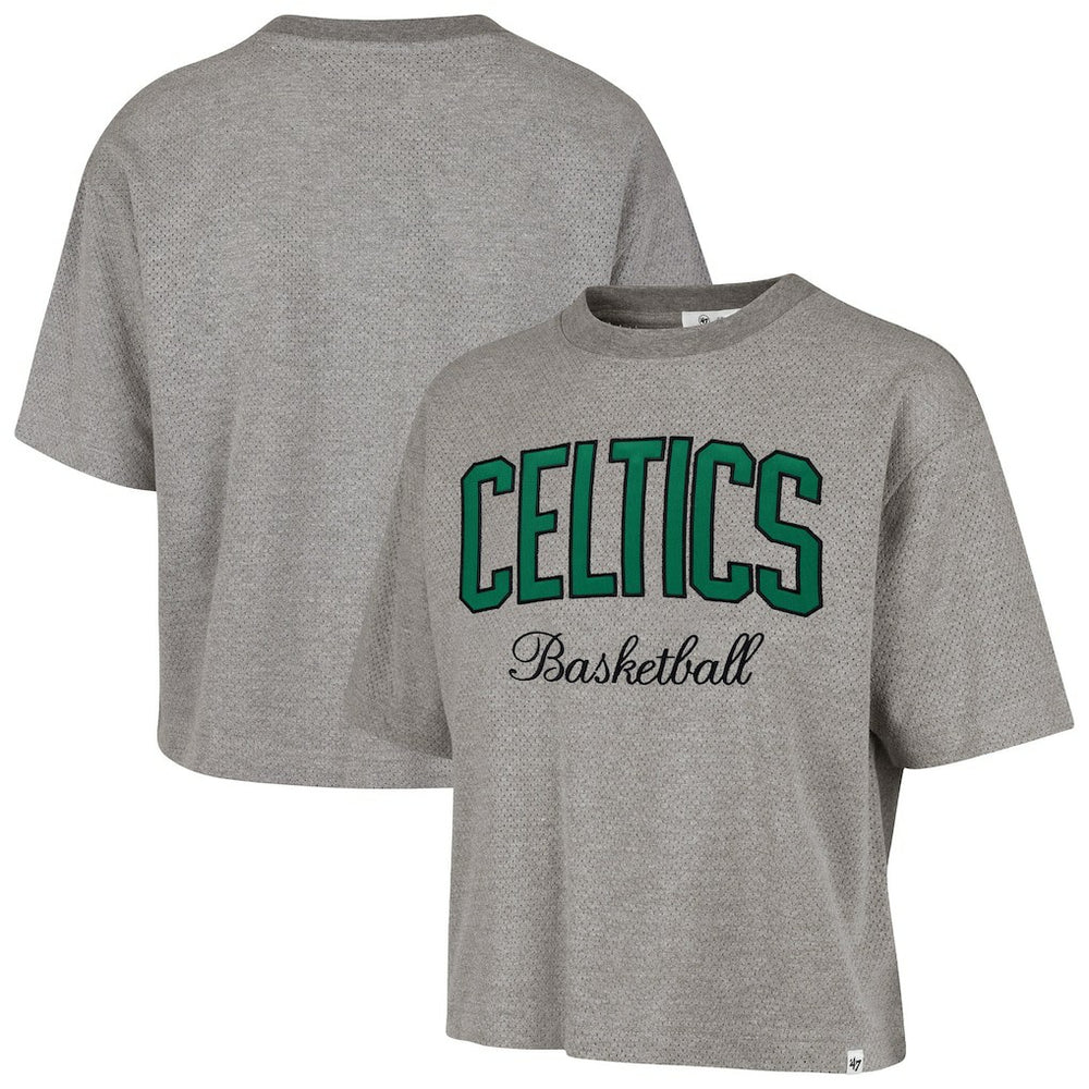 Boston Celtics '47 Women's Pivot Drop Needle Cropped T-Shirt Discount