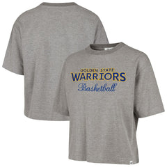 Golden State Warriors '47 Women's Pivot Drop Needle Cropped T-Shirt sale Discount