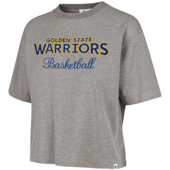 Golden State Warriors '47 Women's Pivot Drop Needle Cropped T-Shirt sale Discount