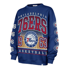 Philadelphia 76ers '47 Women's Go Big Oversized Sweatshirt On Sale