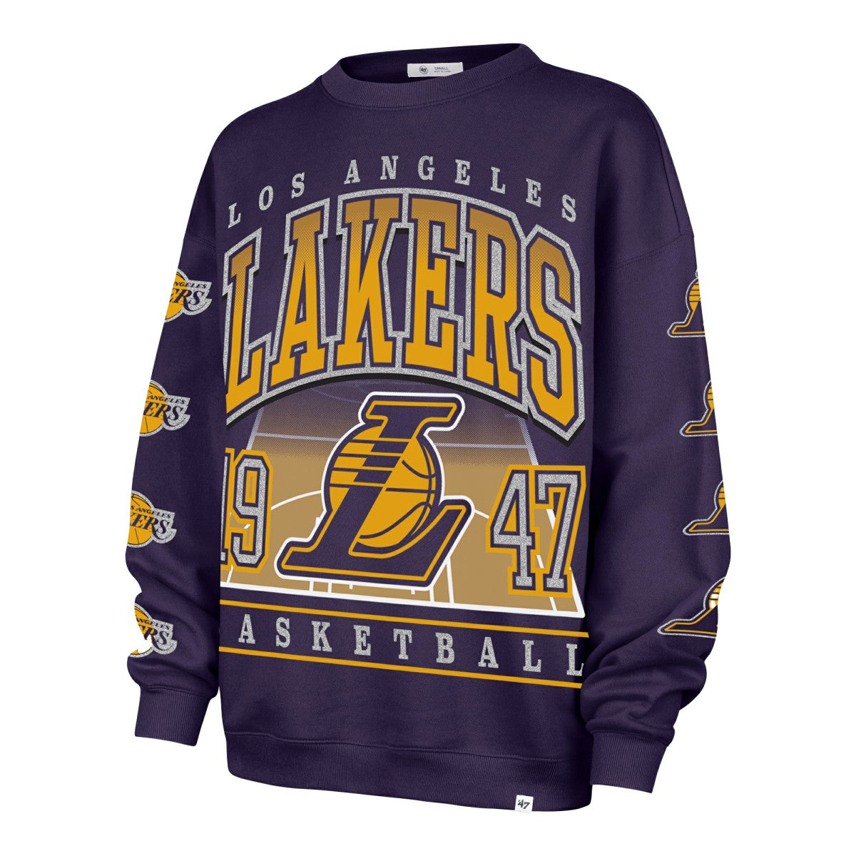 Los Angeles Lakers '47 Women's Go Big Oversized Sweatshirt Discount
