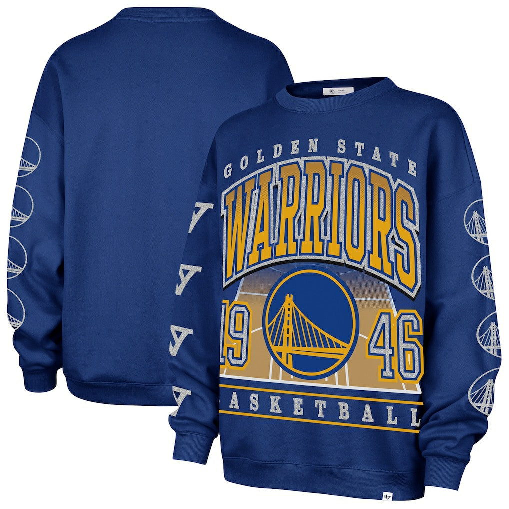 Golden State Warriors '47 Women's Go Big Oversized Sweatshirt sale Outlet