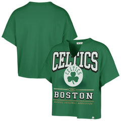 Boston Celtics '47 Women's Elation Oversized Notch Neck T-Shirt Outlet
