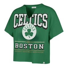 Boston Celtics '47 Women's Elation Oversized Notch Neck T-Shirt Outlet