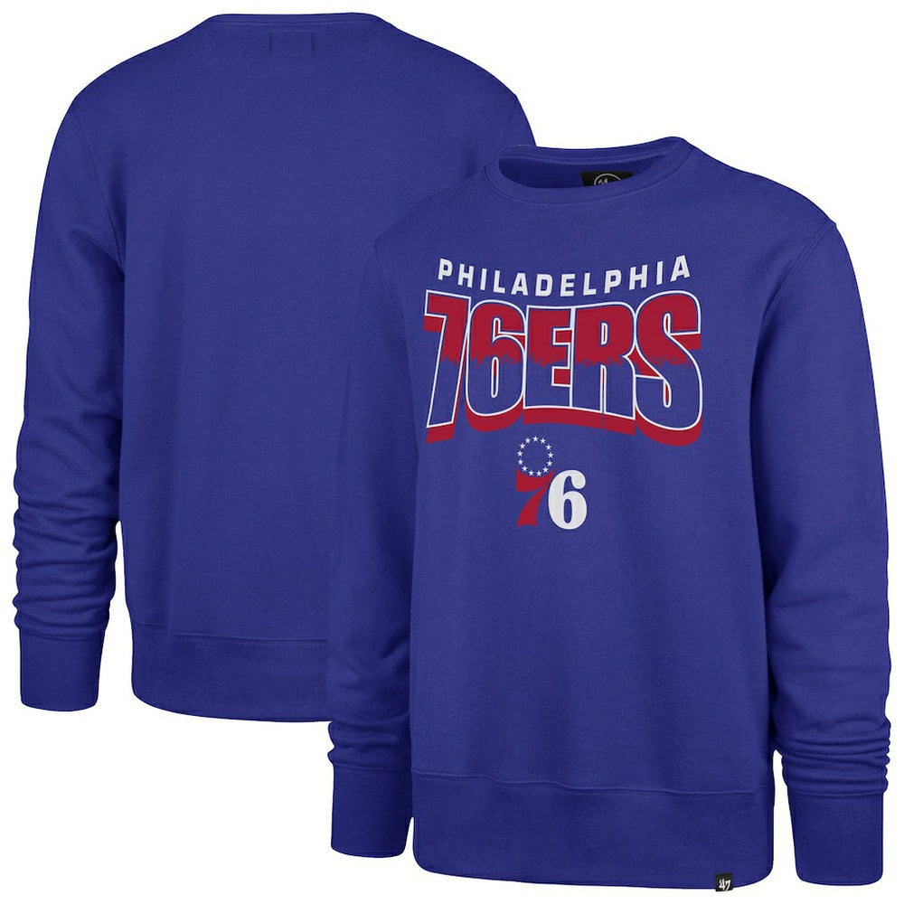 Philadelphia 76ers '47 Unisex Brush By Headline Crewneck Sweatshirt Outlet