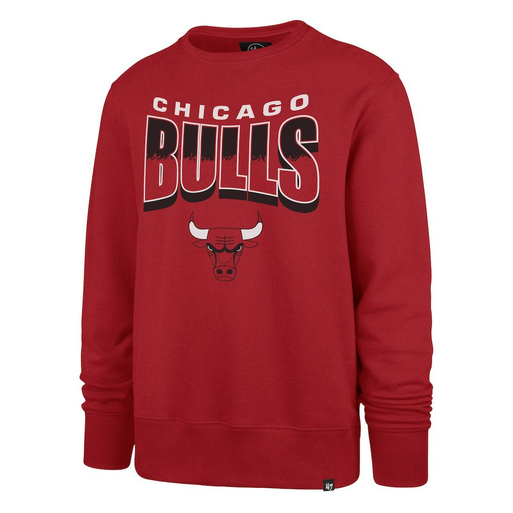 Chicago Bulls '47 Unisex Brush By Headline Crewneck Sweatshirt Online