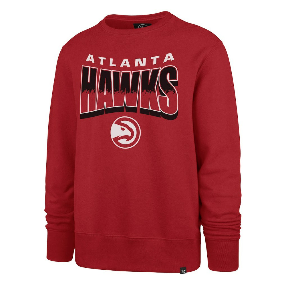 Atlanta Hawks '47 Unisex Brush By Headline Crewneck Sweatshirt On Sale