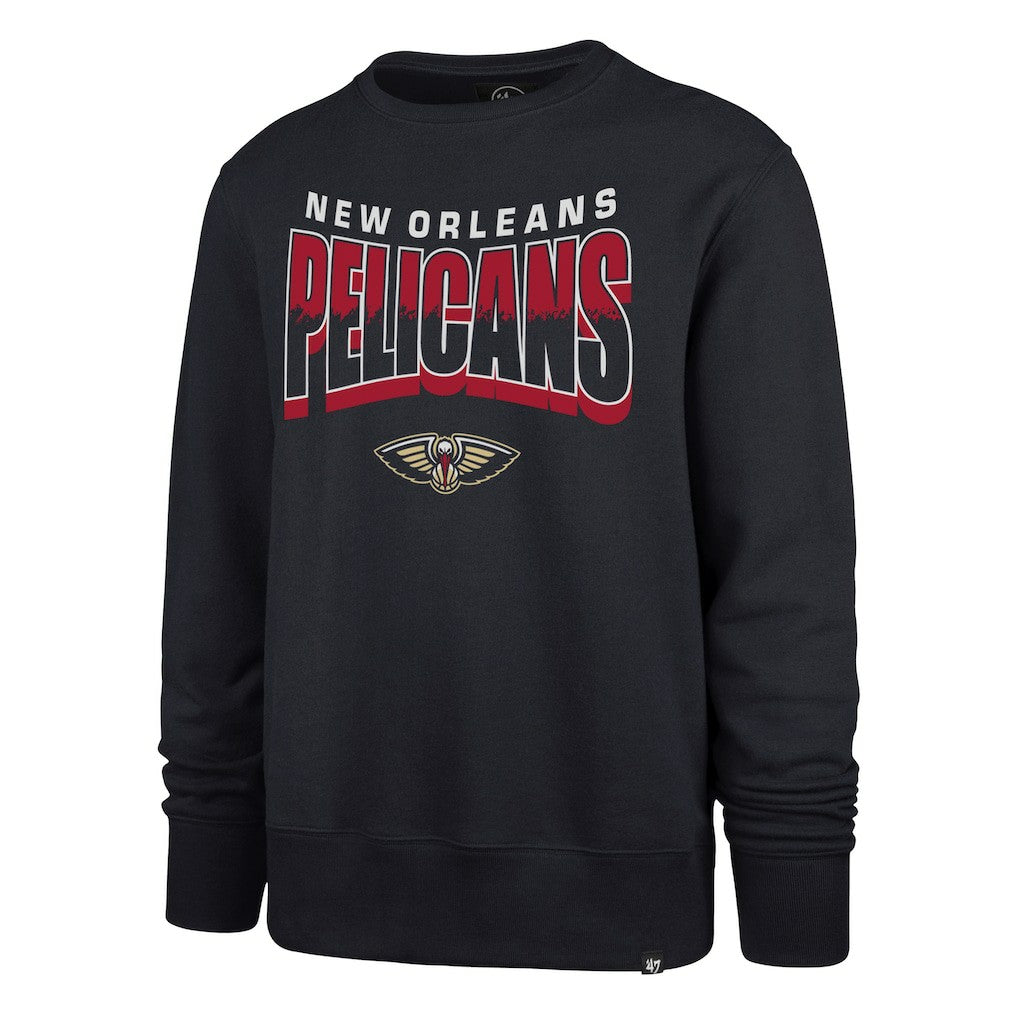 New Orleans Pelicans '47 Unisex Brush By Headline Crewneck Sweatshirt Outlet