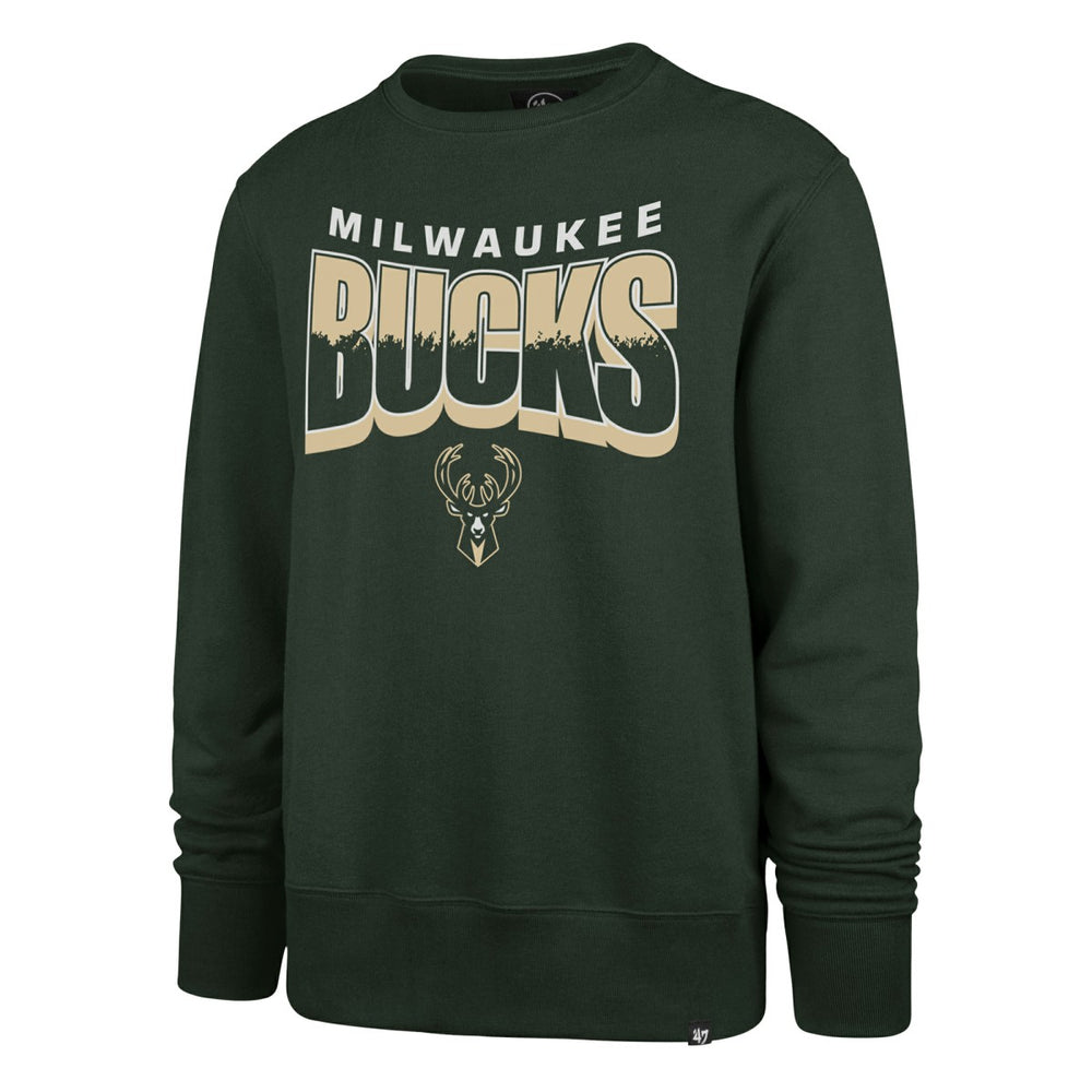 Milwaukee Bucks '47 Unisex Brush By Headline Crewneck Sweatshirt Discount
