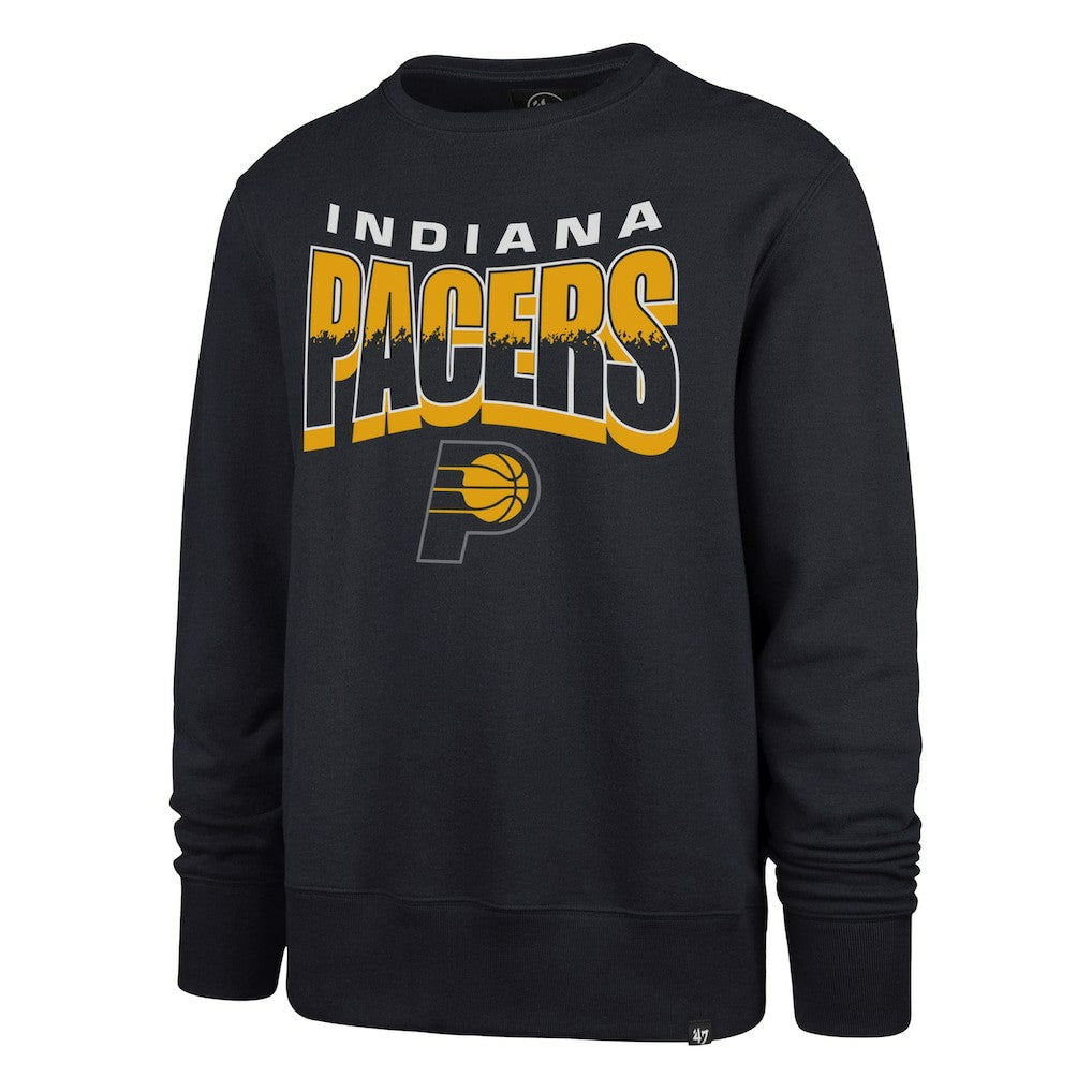 Indiana Pacers '47 Unisex Brush By Headline Crewneck Sweatshirt Outlet