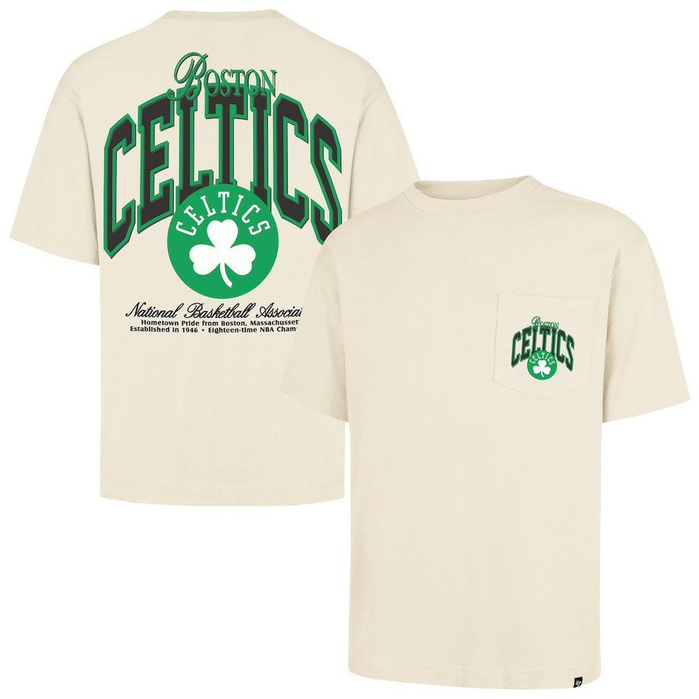 Boston Celtics '47 Unisex Crossover Collection Foundation Pocket T-Shirt Discount
