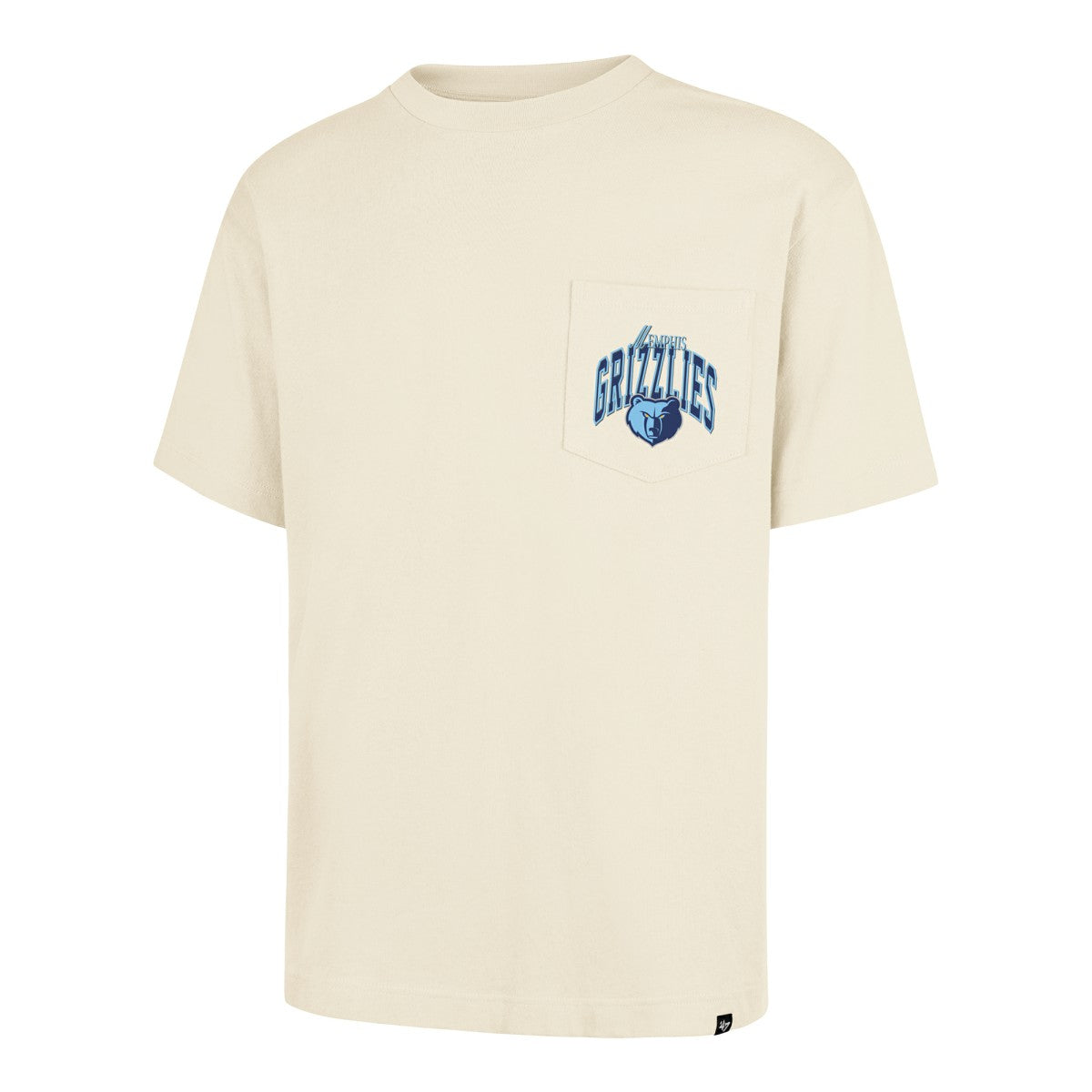 Memphis Grizzlies '47 Unisex Crossover Collection Foundation Pocket T-Shirt On Sale