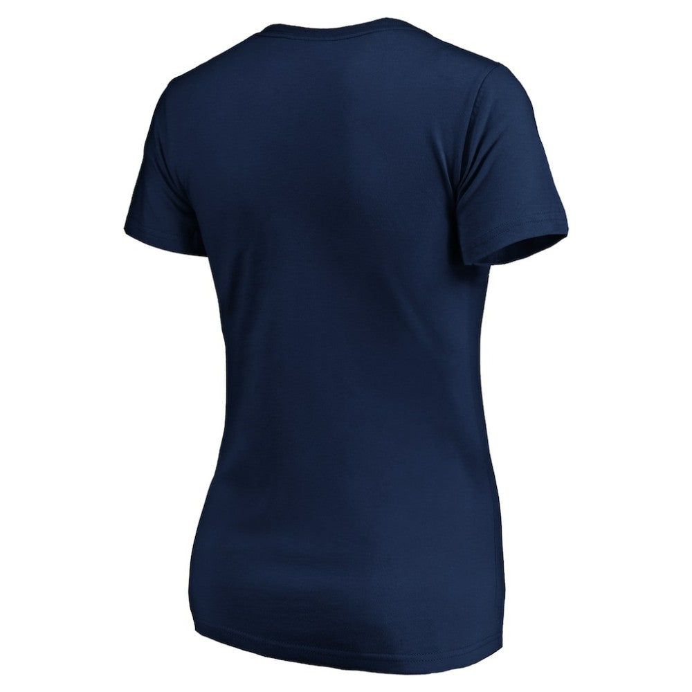 Houston Astros Profile Women's Plus Size Wordmark V-Neck T-Shirt | MLB US