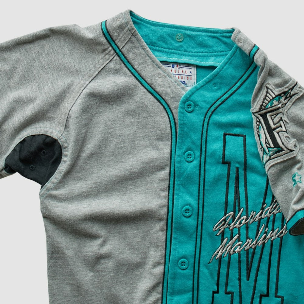 Miami Marlins Starter 90s Full Button Top | MLB US