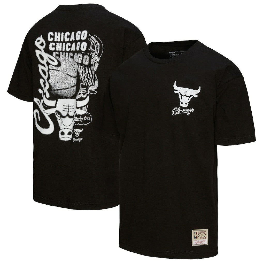 Chicago Bulls Hardwood Classics Overlap T-Shirt sale For Sale