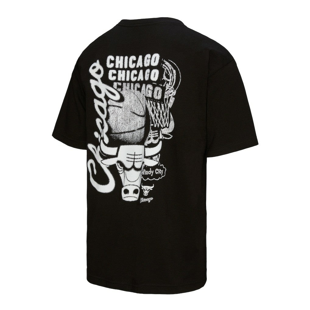 Chicago Bulls Hardwood Classics Overlap T-Shirt sale For Sale