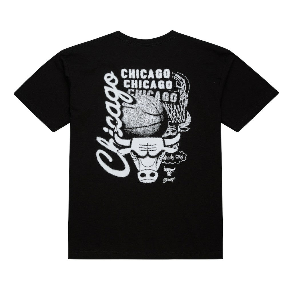 Chicago Bulls Hardwood Classics Overlap T-Shirt sale For Sale