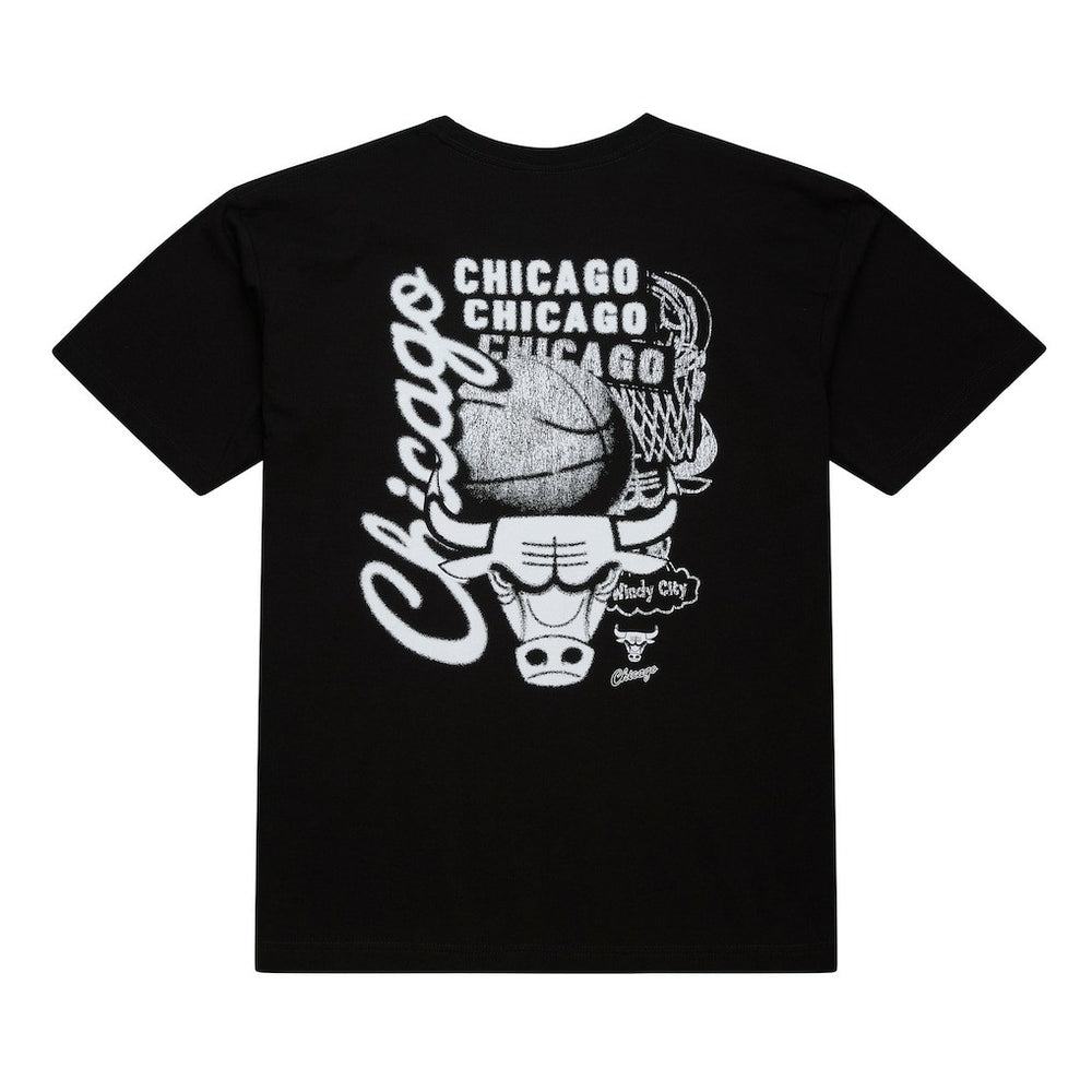 Chicago Bulls Hardwood Classics Overlap T-Shirt sale For Sale