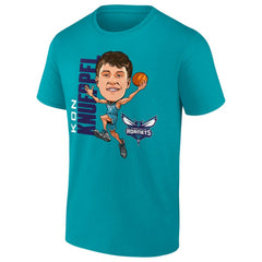 Kon Knueppel Charlotte Hornets Caricature T-Shirt Outlet