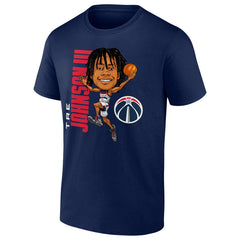 Tre Johnson III Washington Wizards Caricature T-Shirt On Sale