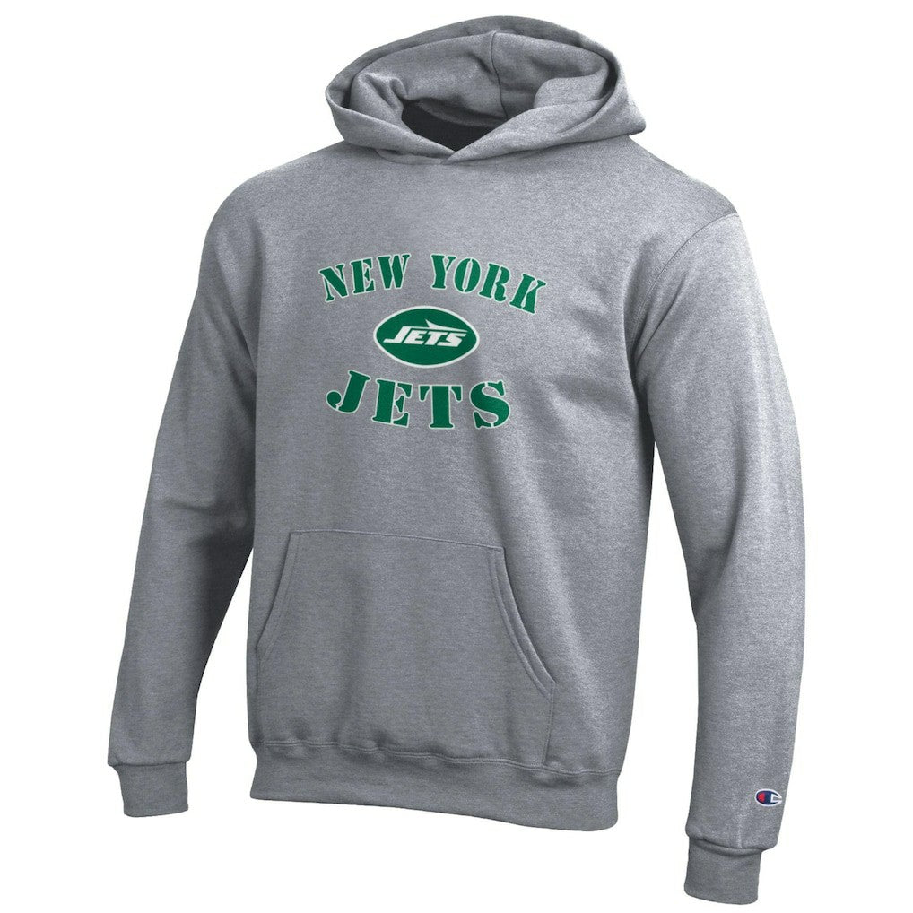 New York Jets Champion Youth Powerblend Fleece Hoodie