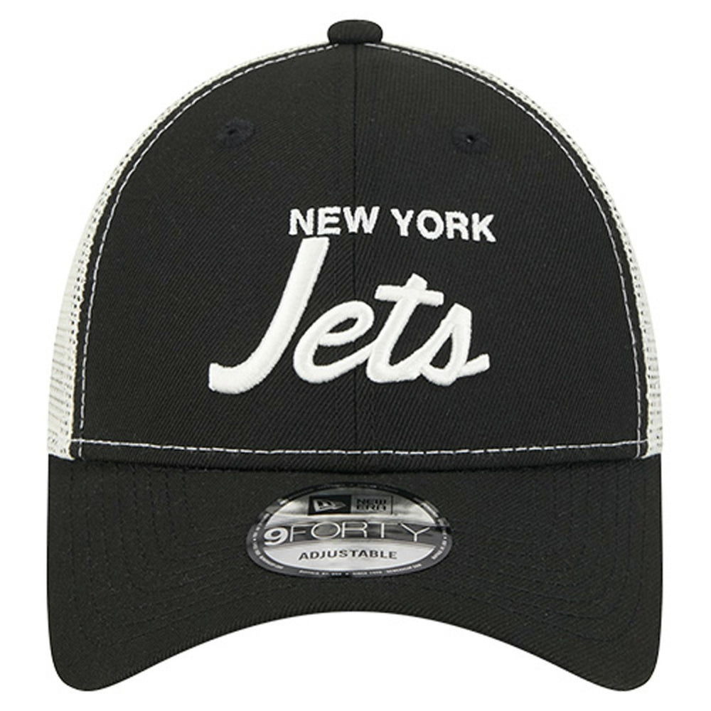 New York Jets New Era Apple Trucker 9FORTY Adjustable Hat