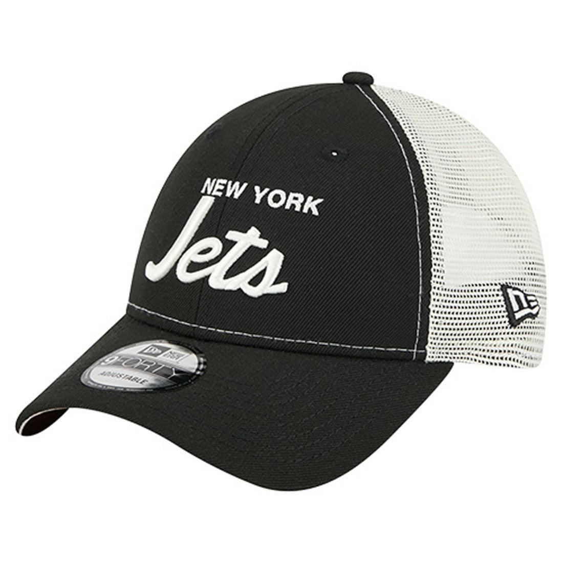 New York Jets New Era Apple Trucker 9FORTY Adjustable Hat