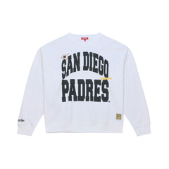 San Diego Padres Mitchell & Ness Women's Oversized Cooperstown Sweatshirt | MLB Sale