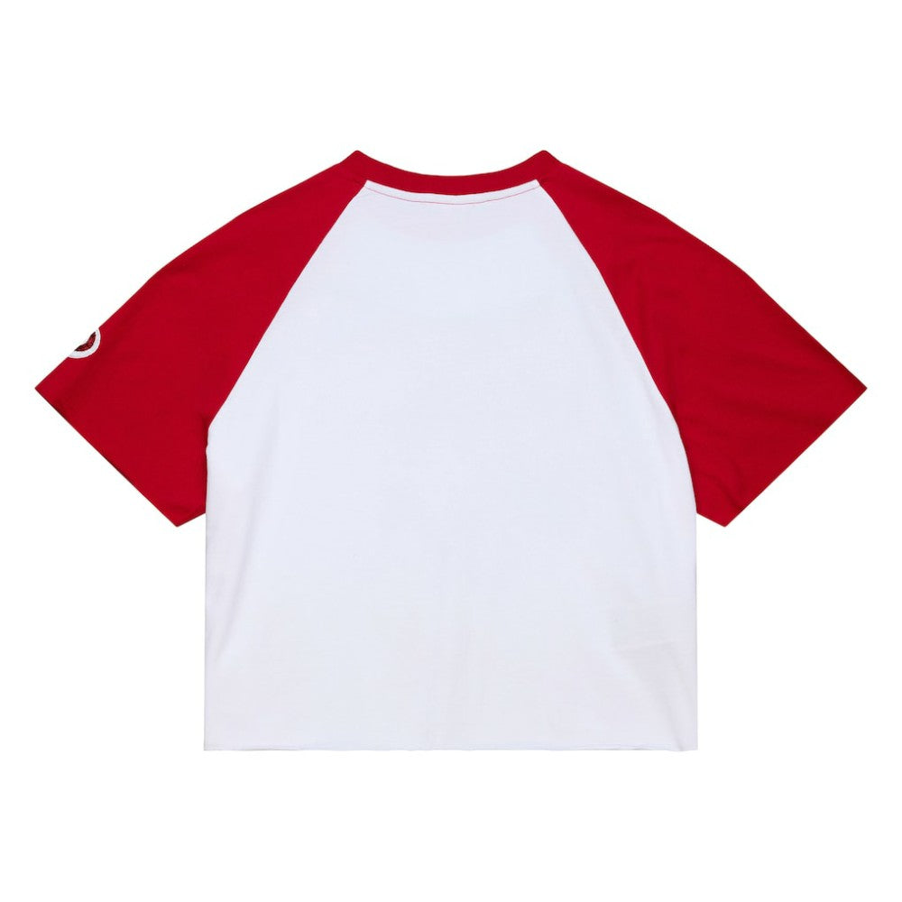 Philadelphia Phillies Mitchell & Ness Women's Cropped Raglan Boxy T-Shirt | MLB Discount