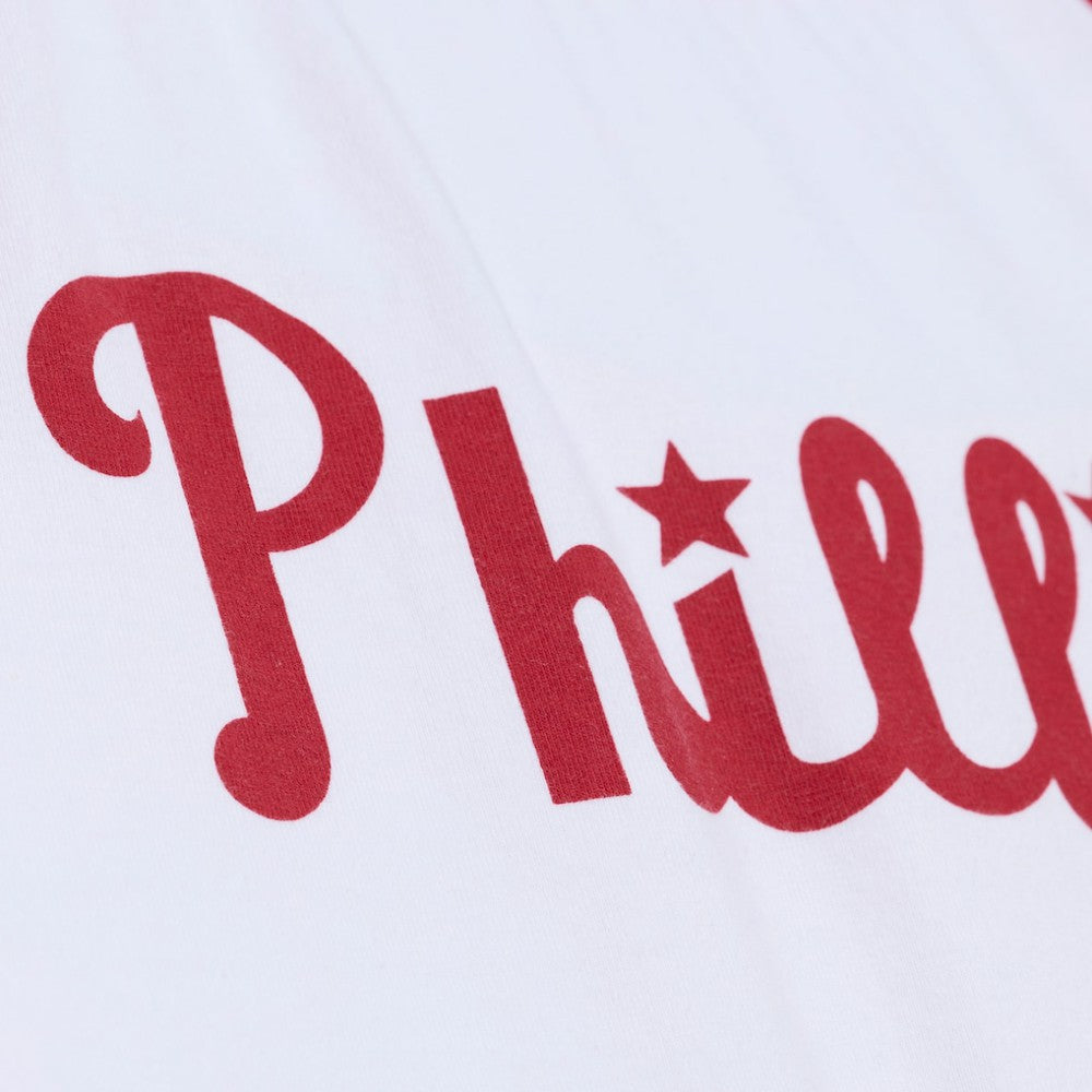 Philadelphia Phillies Mitchell & Ness Women's Cropped Raglan Boxy T-Shirt | MLB Discount