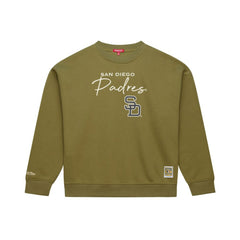 San Diego Padres Mitchell & Ness Women's Oversized Crewneck Sweatshirt | MLB On Sale